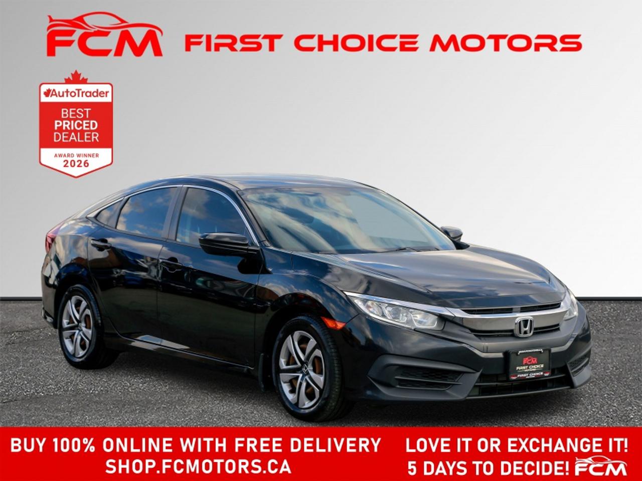 2017 Honda Civic LX | FULLY CERTIFIED WITH WARRANTY Photo