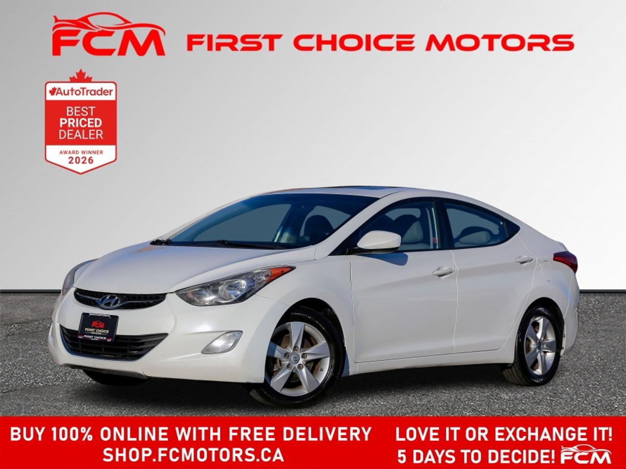 2013 Hyundai Elantra GLS | FULLY CERTIFIED WITH WARRANTY Photo0