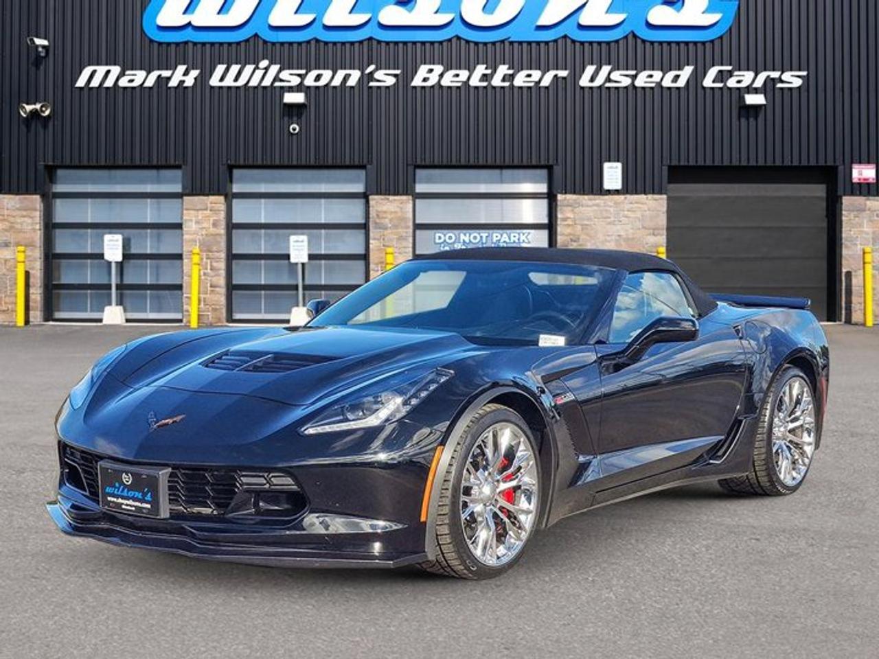 2019 Chevrolet Corvette Z06 Convertible 1LZ | Auto | Leather | HUD | Remote Start | CarPlay + Android | Chrome Wheels | Photo