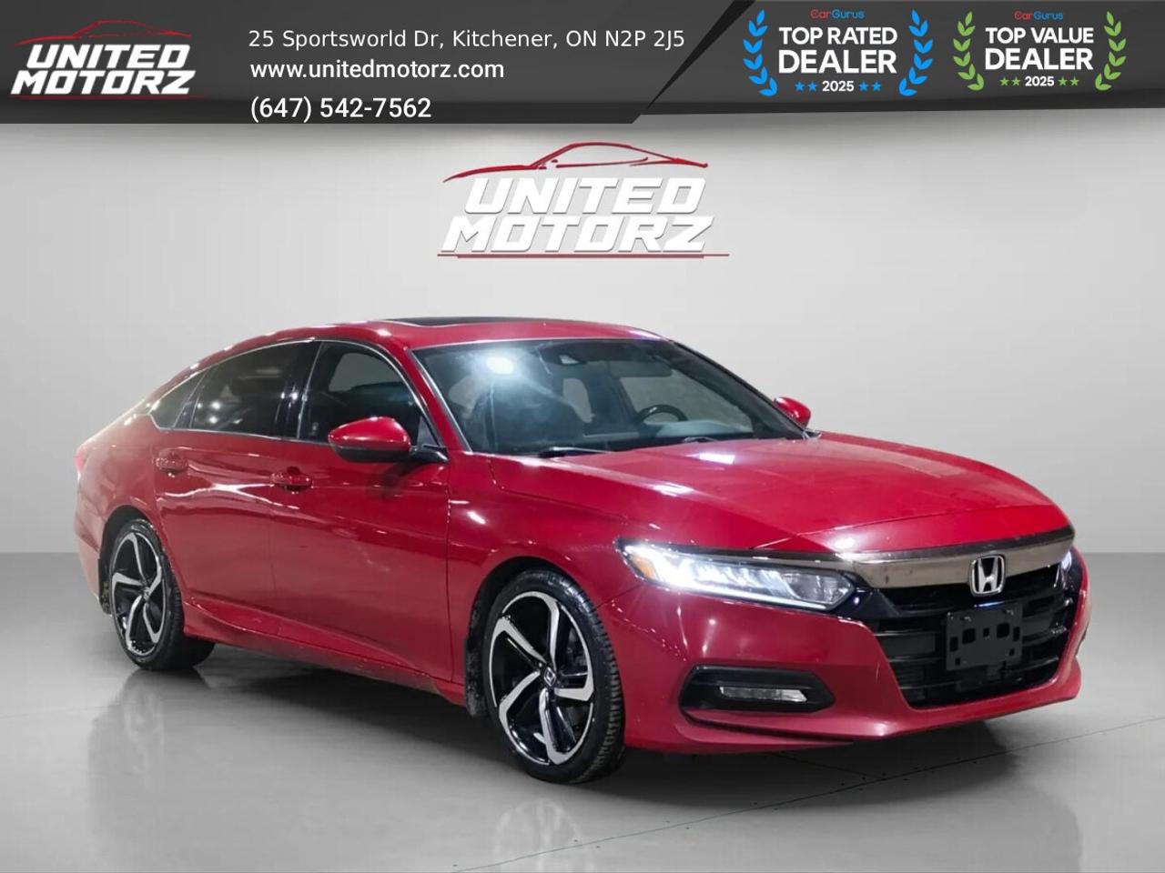 2018 Honda Accord Sport CVT FWD 1.5L~SAEFTY CERTIFIED~ Photo3