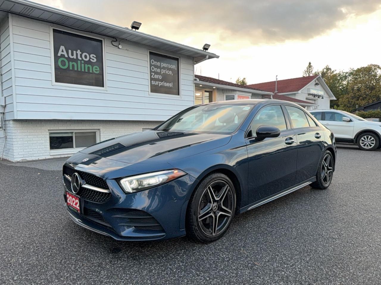 2022 Mercedes-Benz A-Class AMG PKG-AWD-NAVIGATION-DRIVE ASSIST-PANOROOF-HEATED SEATS&STEERING-AMBIENTS LIGHT Photo0