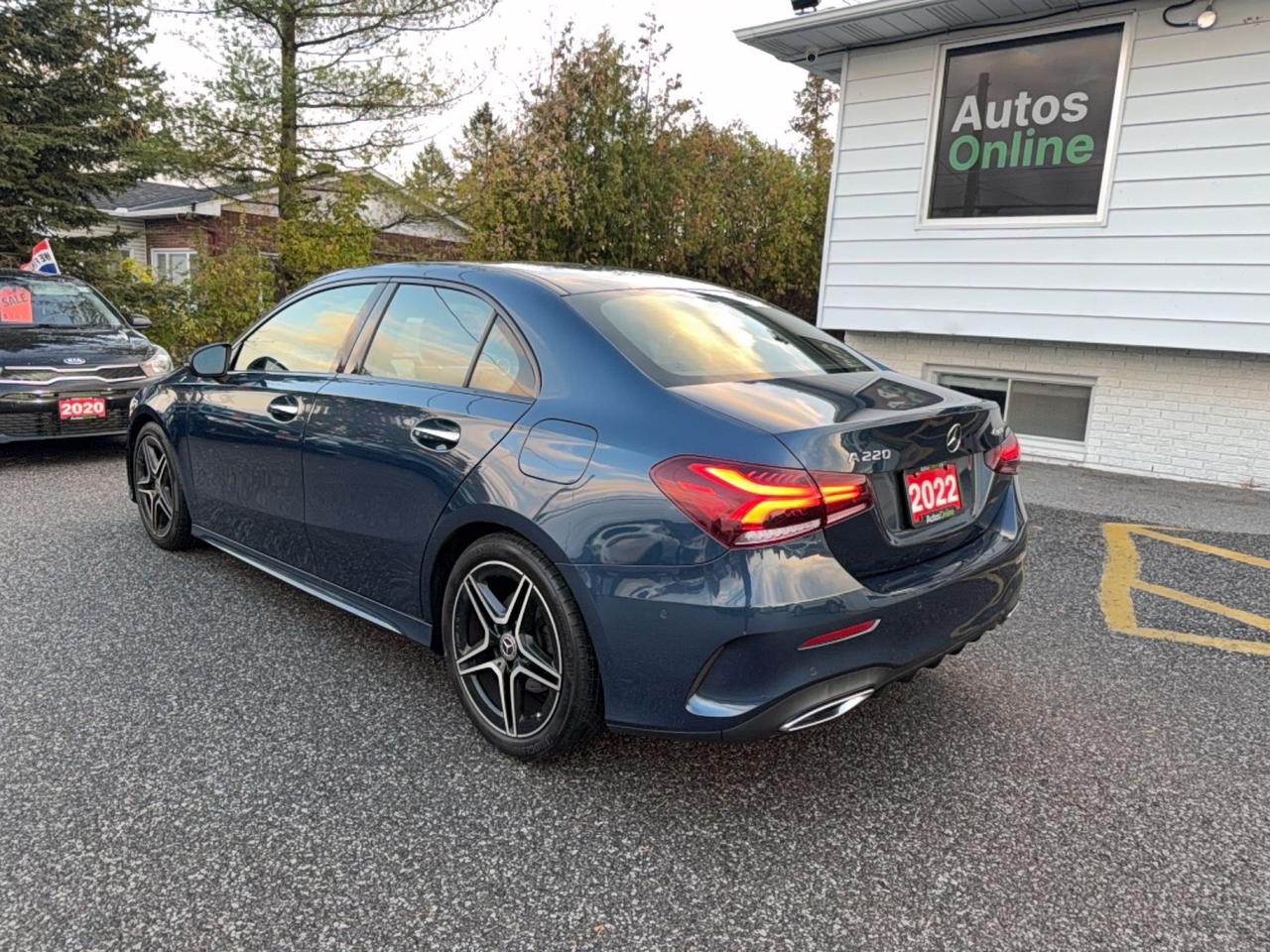 2022 Mercedes-Benz A-Class AMG PKG-AWD-NAVIGATION-DRIVE ASSIST-PANOROOF-HEATED SEATS&STEERING-AMBIENTS LIGHT Photo2