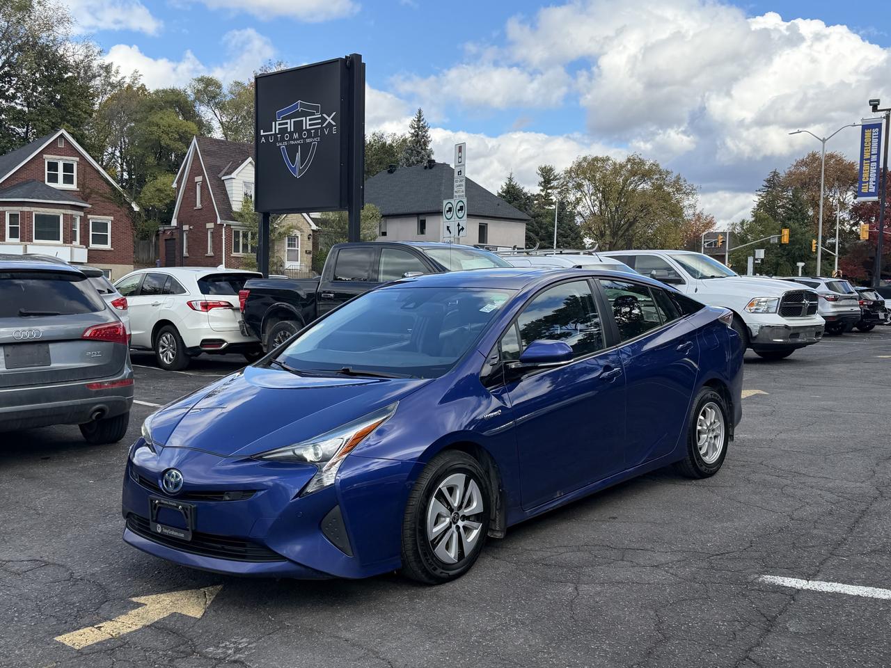 Blue 2017 Toyota Prius Hatchback Continuously Variable Transmission