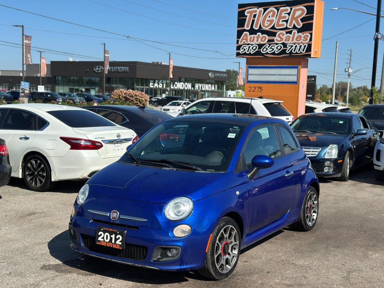 2012 Fiat 500 SPORT, ROOF, ONLY 151KMS, WINTER WHEELS, CERTIFIED - Photo #1