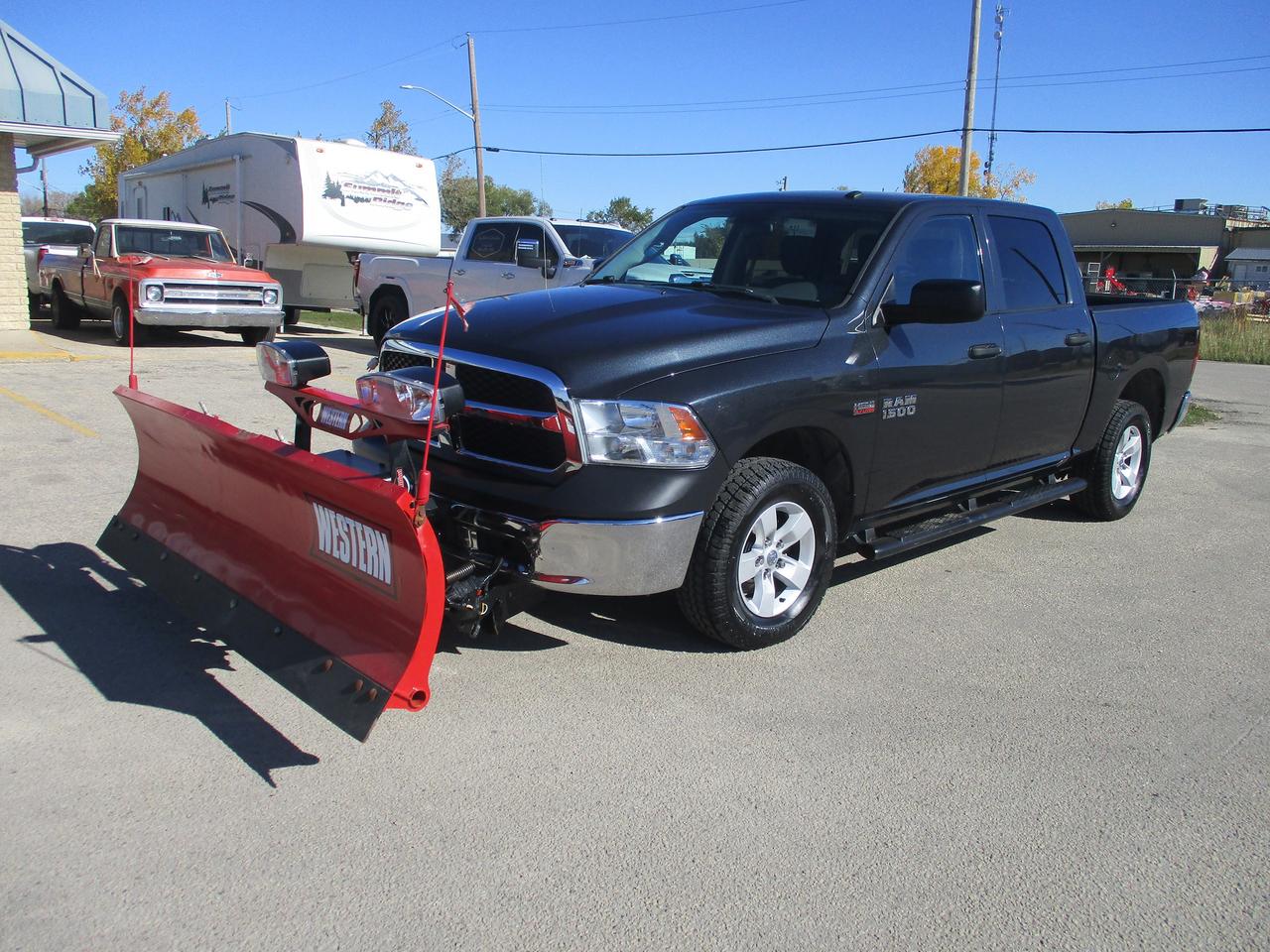 Gray (Dark Grey) 2017 RAM 1500 Pickup Truck Automatic