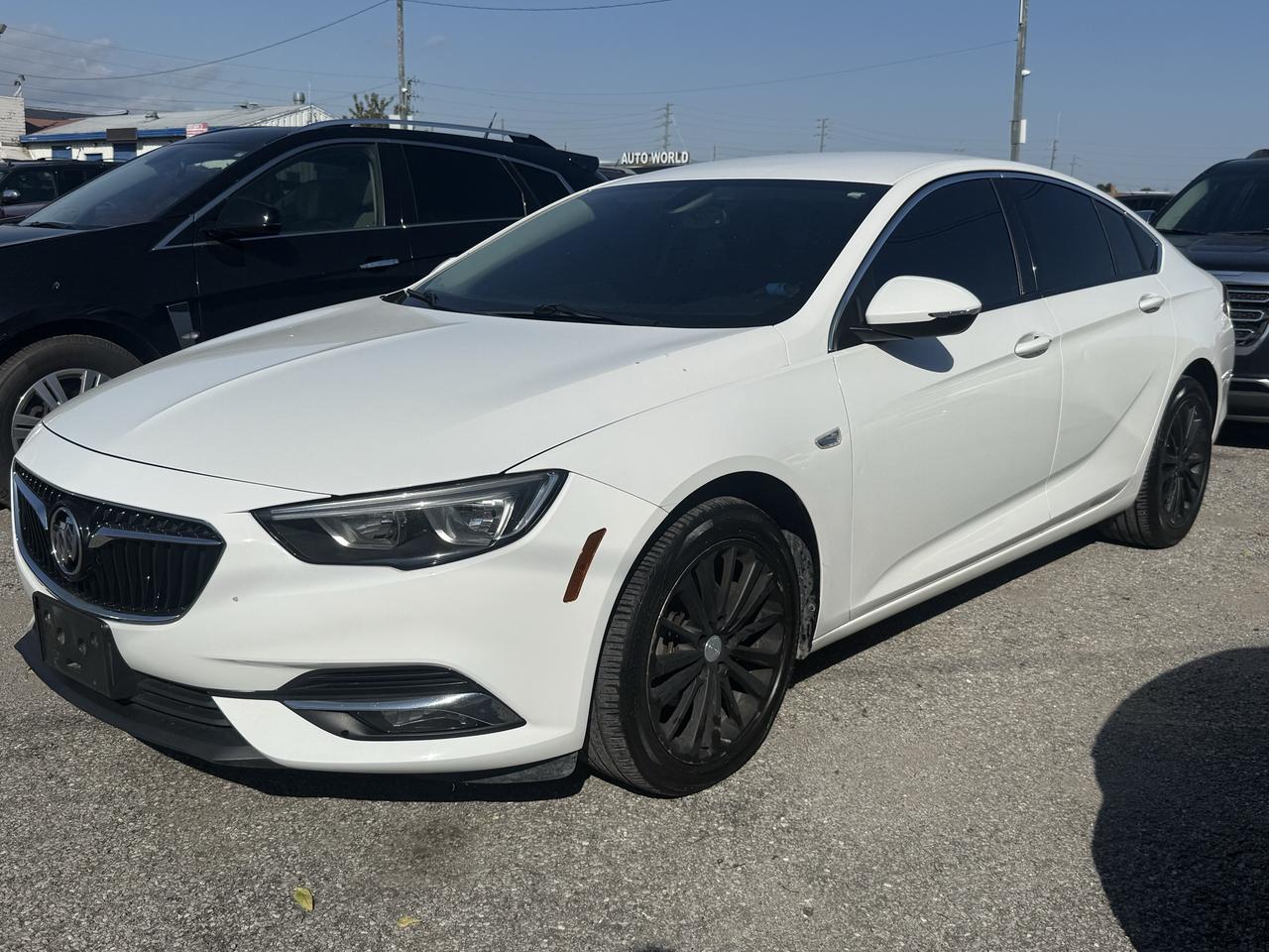 White 2019 Buick Regal Sportback Sedan Front-Wheel Drive Automatic