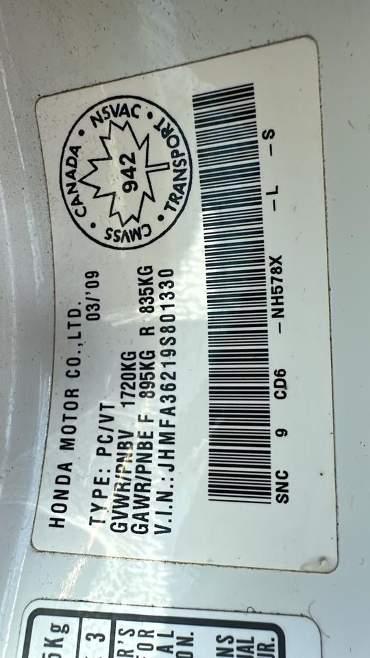 2009 Honda Civic HYBRID, NO ACCIDENTS, ONLY 47KMS, CERTIFIED Photo