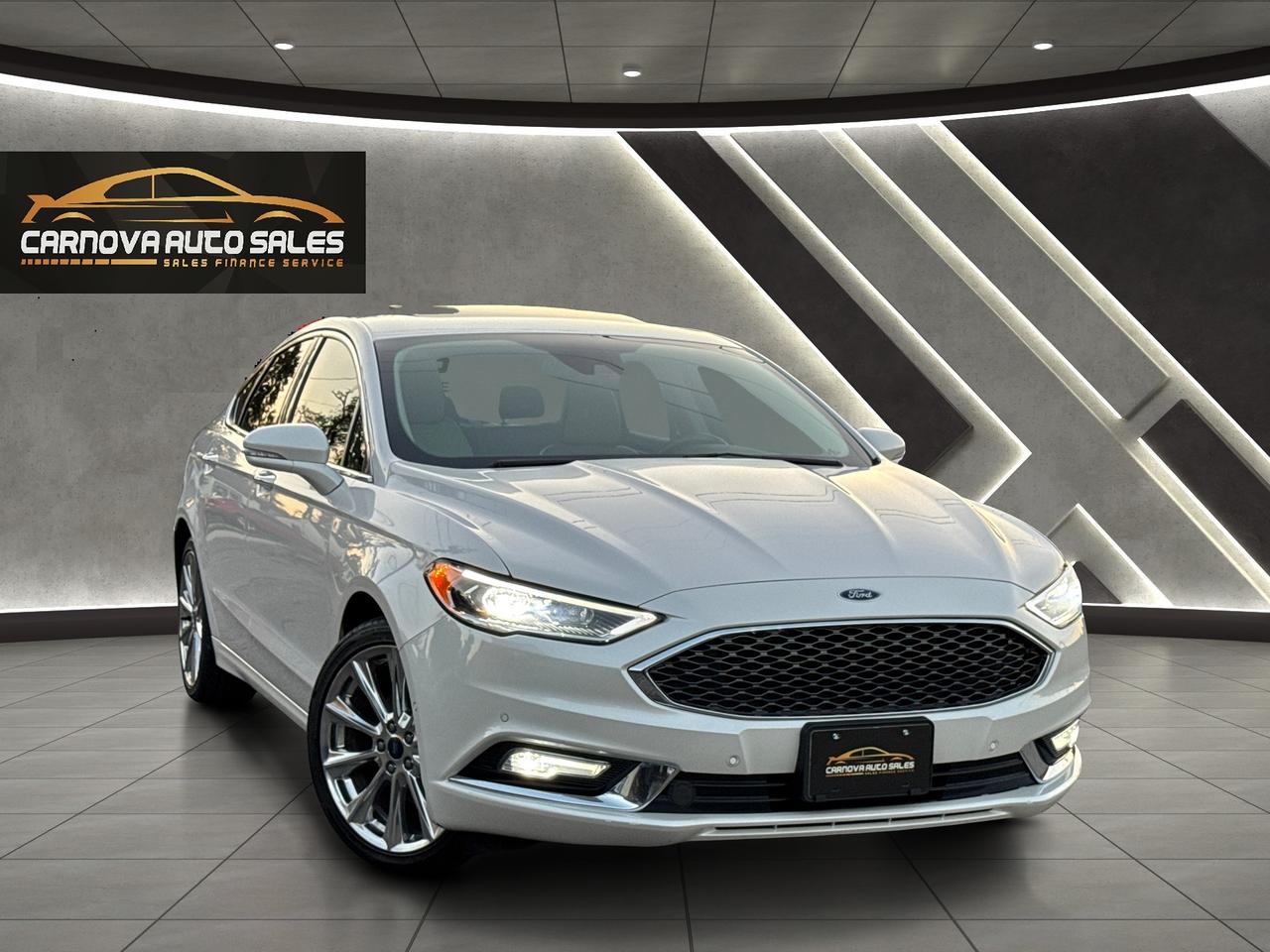 2018 Ford Fusion Platinum AWD+CLEAN CARFAX+FULLY LOADED! Photo