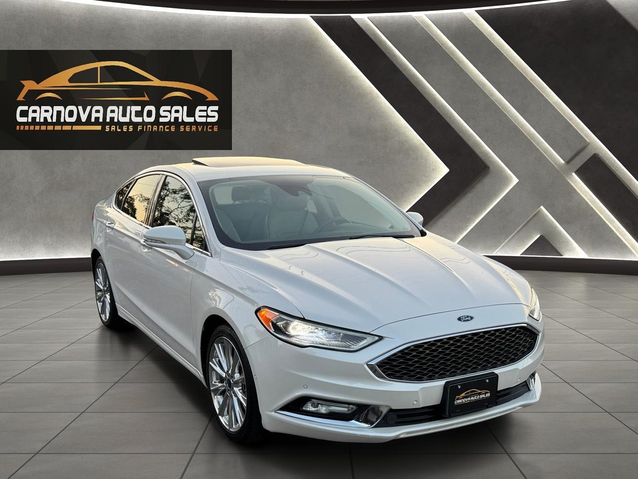 2018 Ford Fusion Platinum AWD+CLEAN CARFAX+FULLY LOADED! Photo