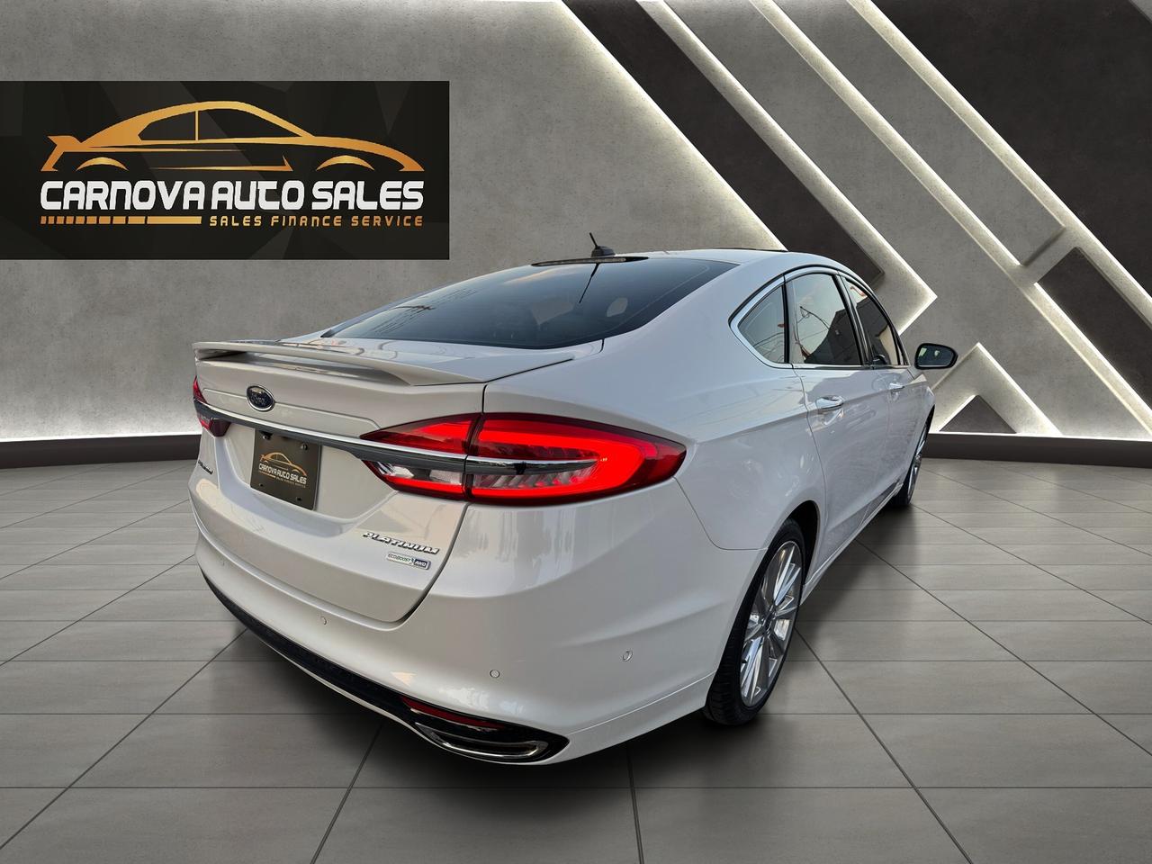 2018 Ford Fusion Platinum AWD+CLEAN CARFAX+FULLY LOADED! Photo
