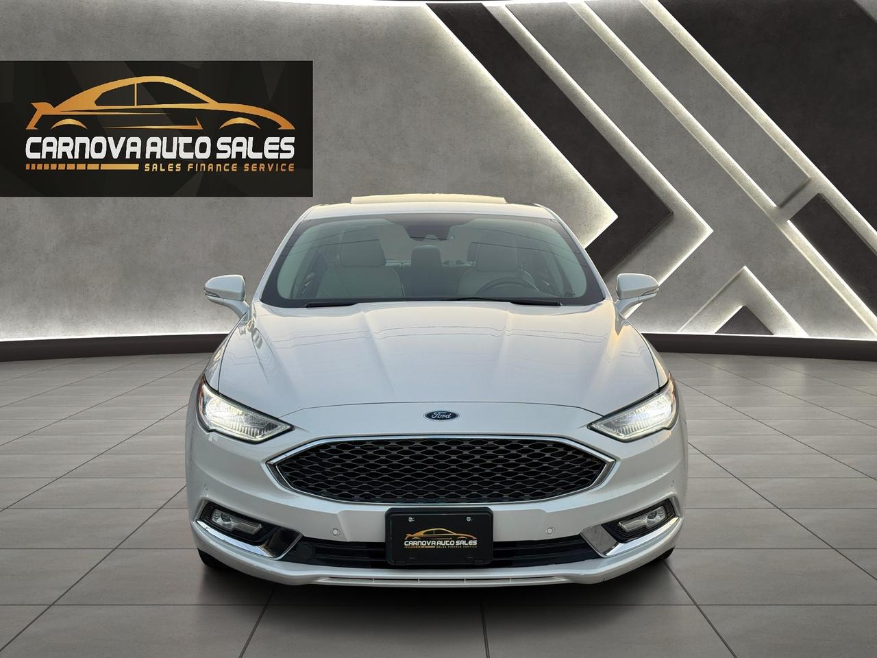 2018 Ford Fusion Platinum AWD+CLEAN CARFAX+FULLY LOADED! Photo