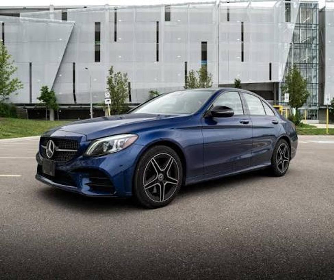 Blue 2020 Mercedes-Benz C-Class Sedan All-Wheel Drive Automatic
