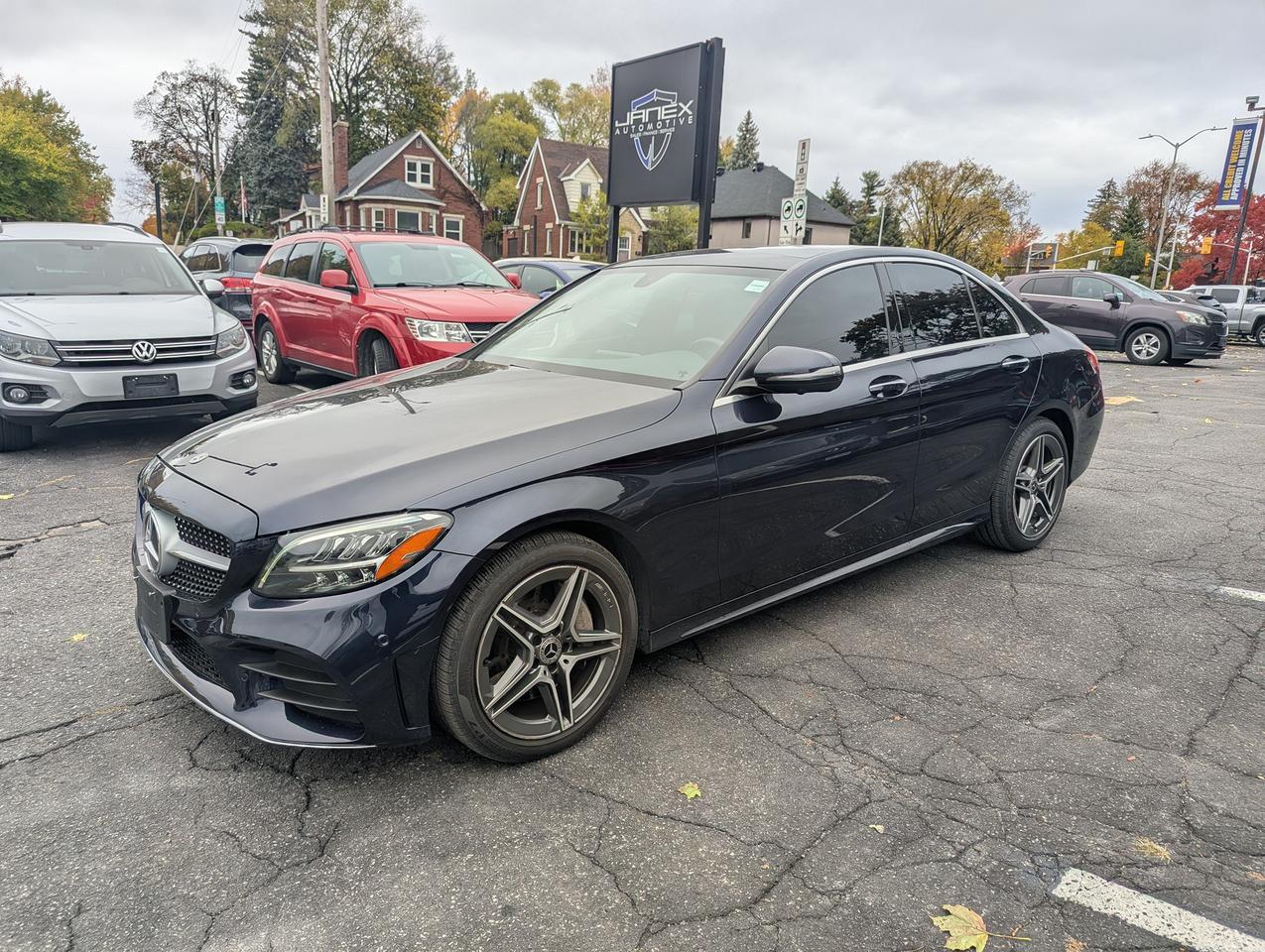 Blue 2020 Mercedes-Benz C-Class Sedan All-Wheel Drive Automatic