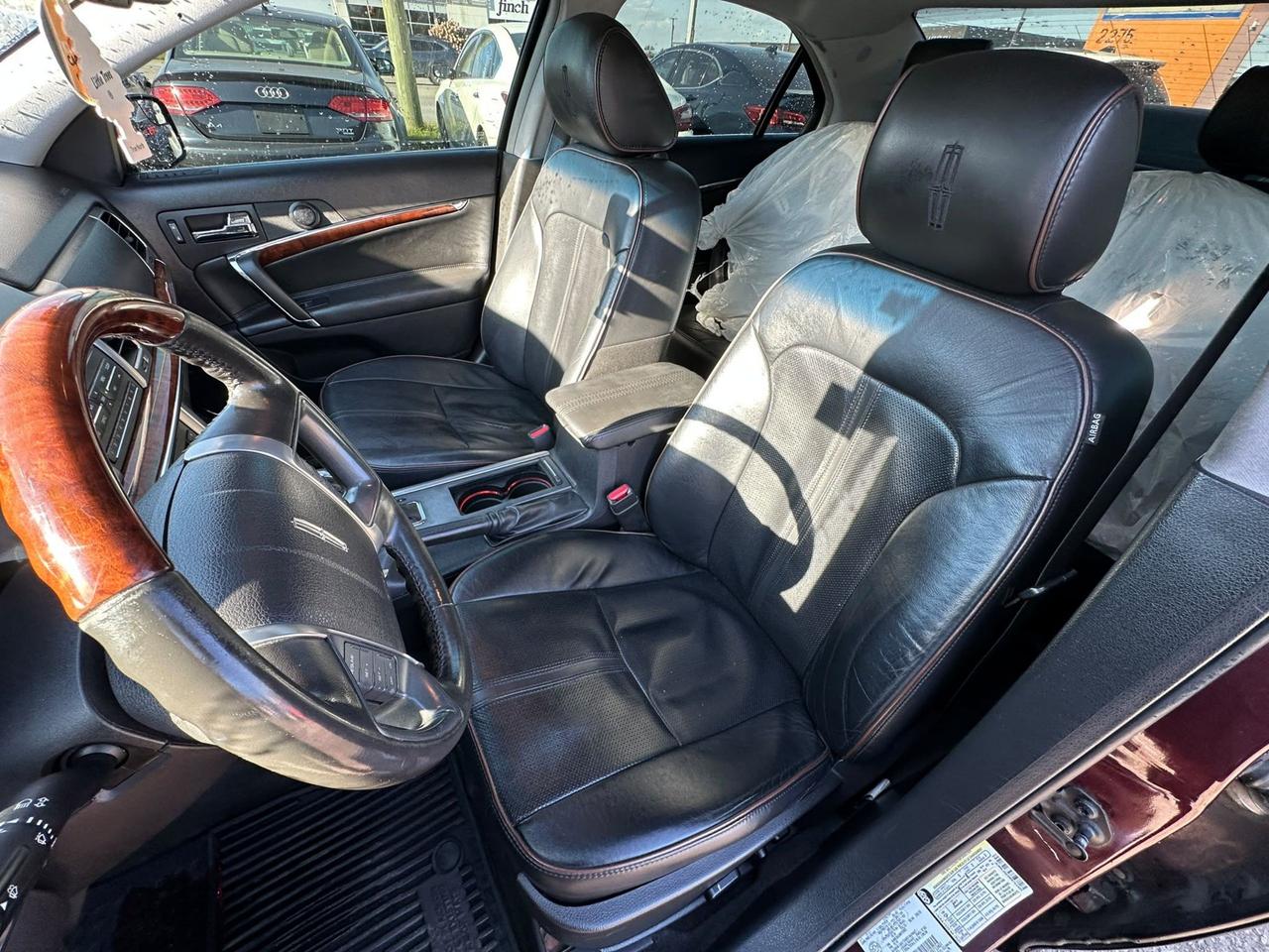 2011 Lincoln MKZ LEATHER, LOADED, WHEELS, ONLY 182KMS, CERTIFIED Photo