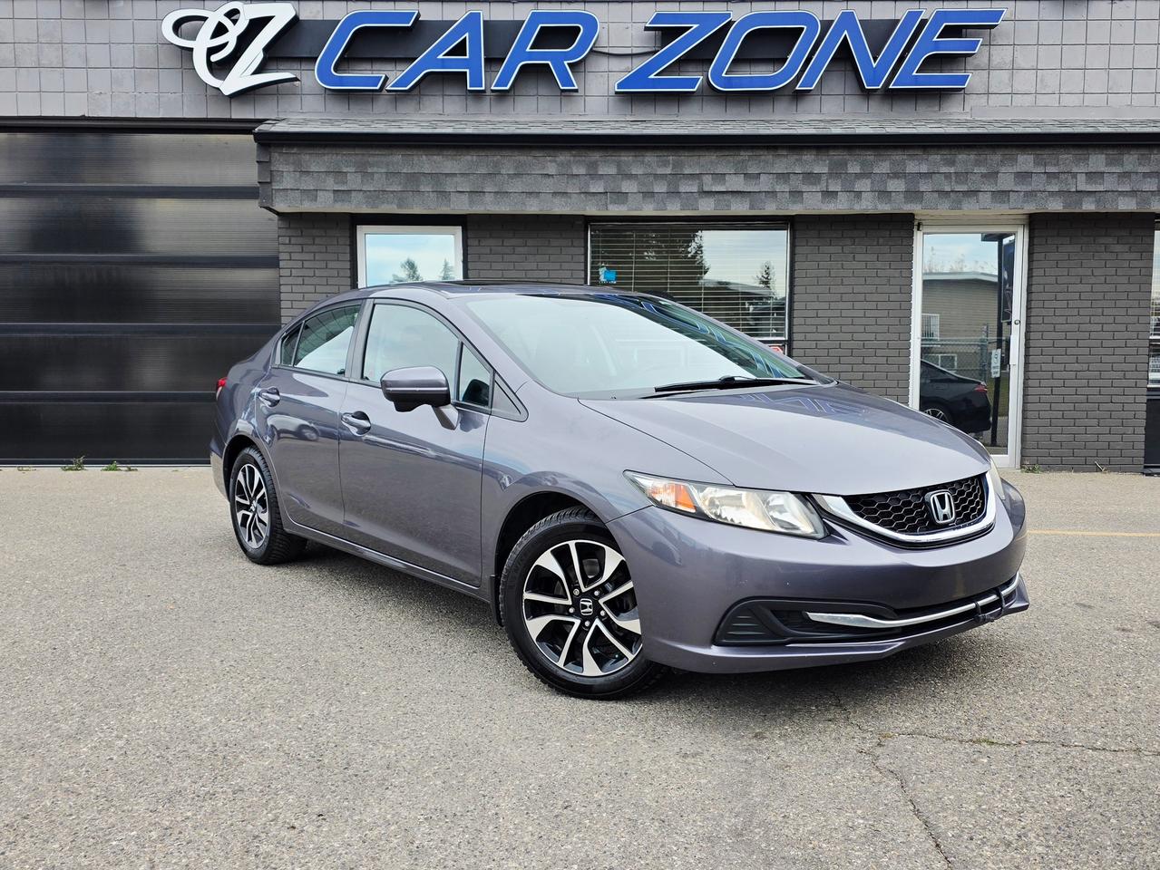 Gray 2015 Honda Civic Sedan Front-Wheel Drive Manual