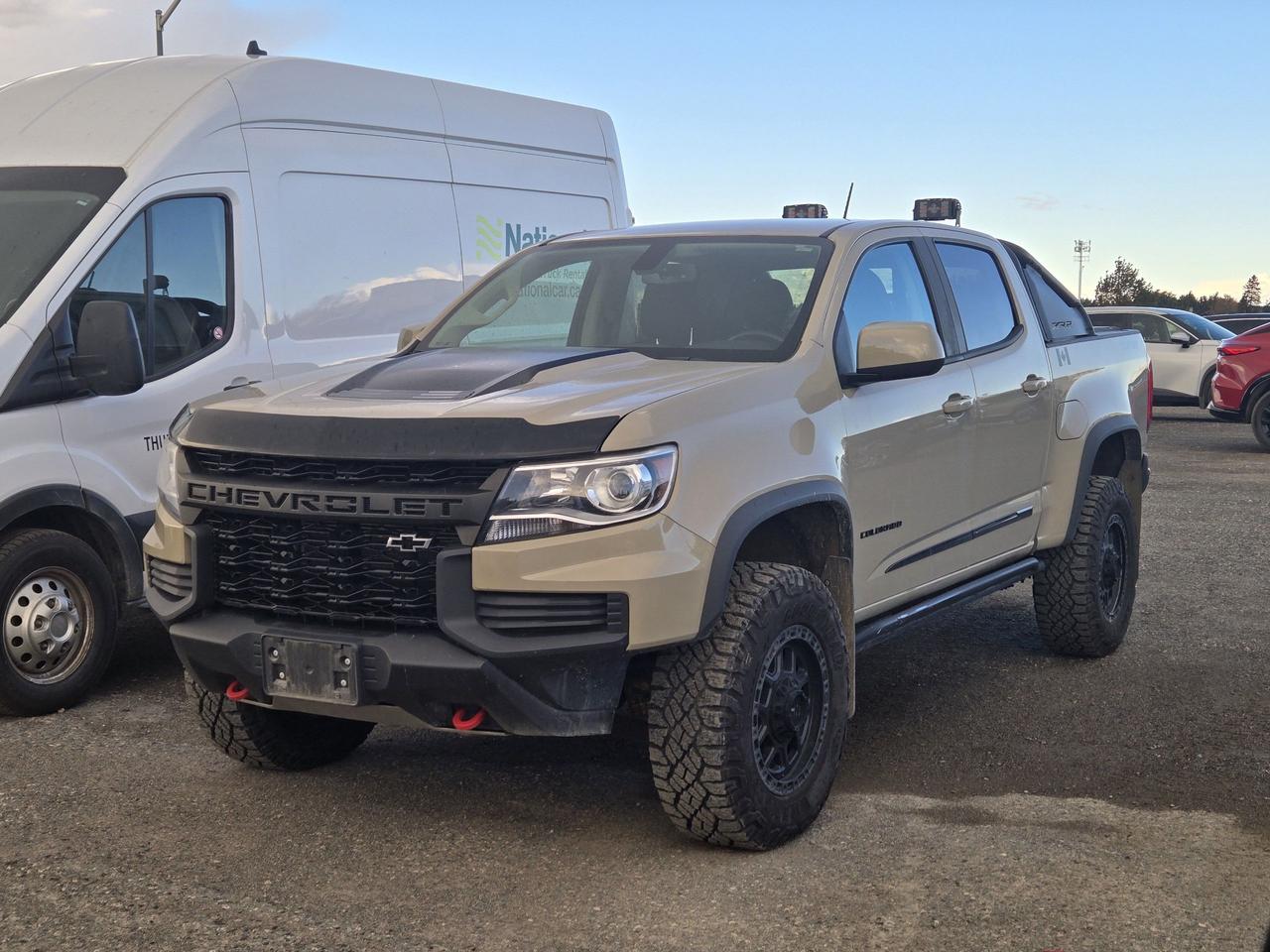 Sandstone 2021 Chevrolet Colorado Pickup Truck Four-Wheel Drive Automatic