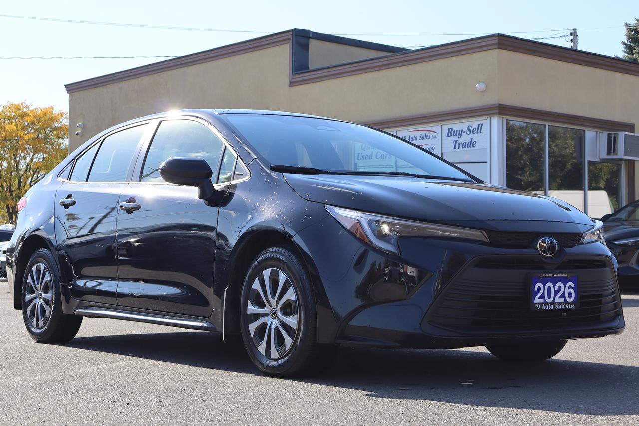 Black 2026 Toyota Corolla Hybrid Sedan Front-Wheel Drive Continuously Variable Transmission