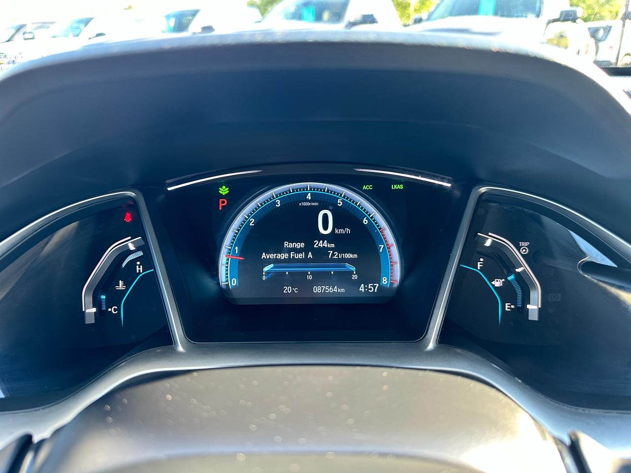 2016 Honda Civic EX-T HondaSensing HTD-Cloth Sunroof RvCam RemStart Photo