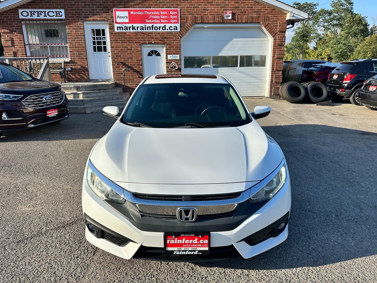 2016 Honda Civic EX-T HondaSensing HTD-Cloth Sunroof RvCam RemStart Photo5