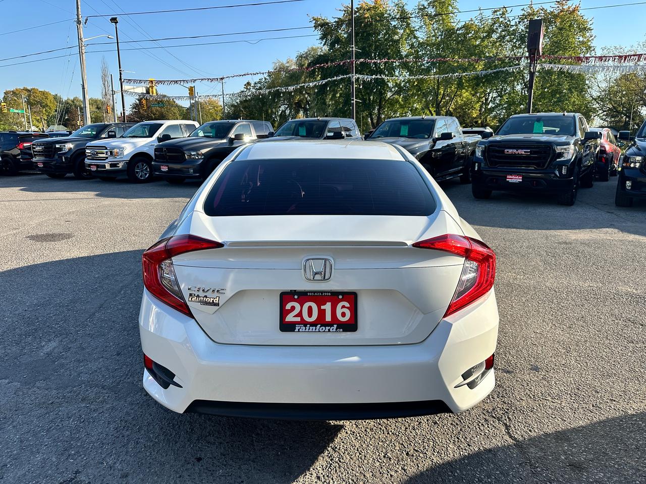2016 Honda Civic EX-T HondaSensing HTD-Cloth Sunroof RvCam RemStart Photo
