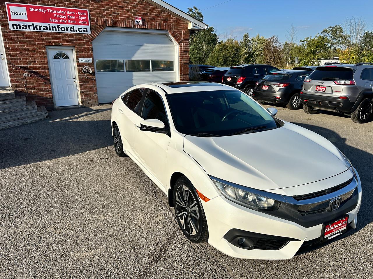 2016 Honda Civic EX-T HondaSensing HTD-Cloth Sunroof RvCam RemStart Photo