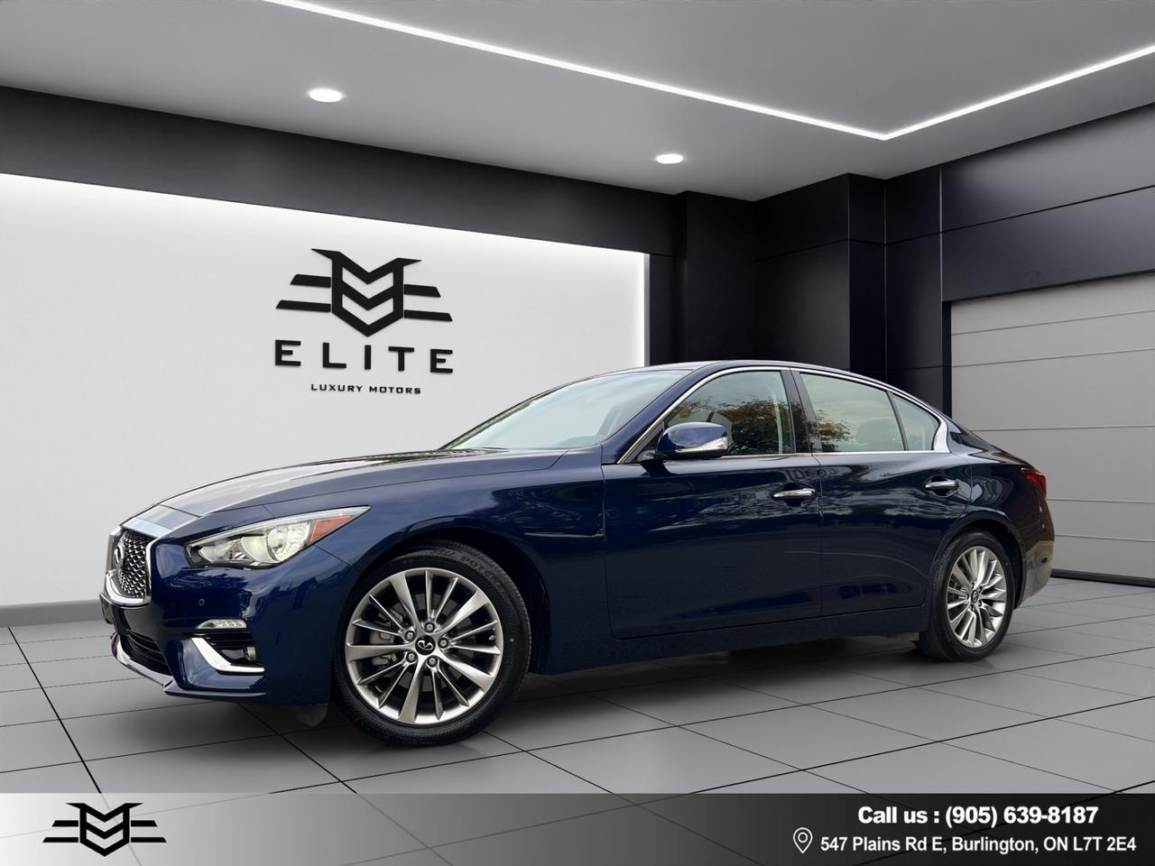 2024 Infiniti Q50 LUXE AWD - One Owner - Navigation System !!! Photo