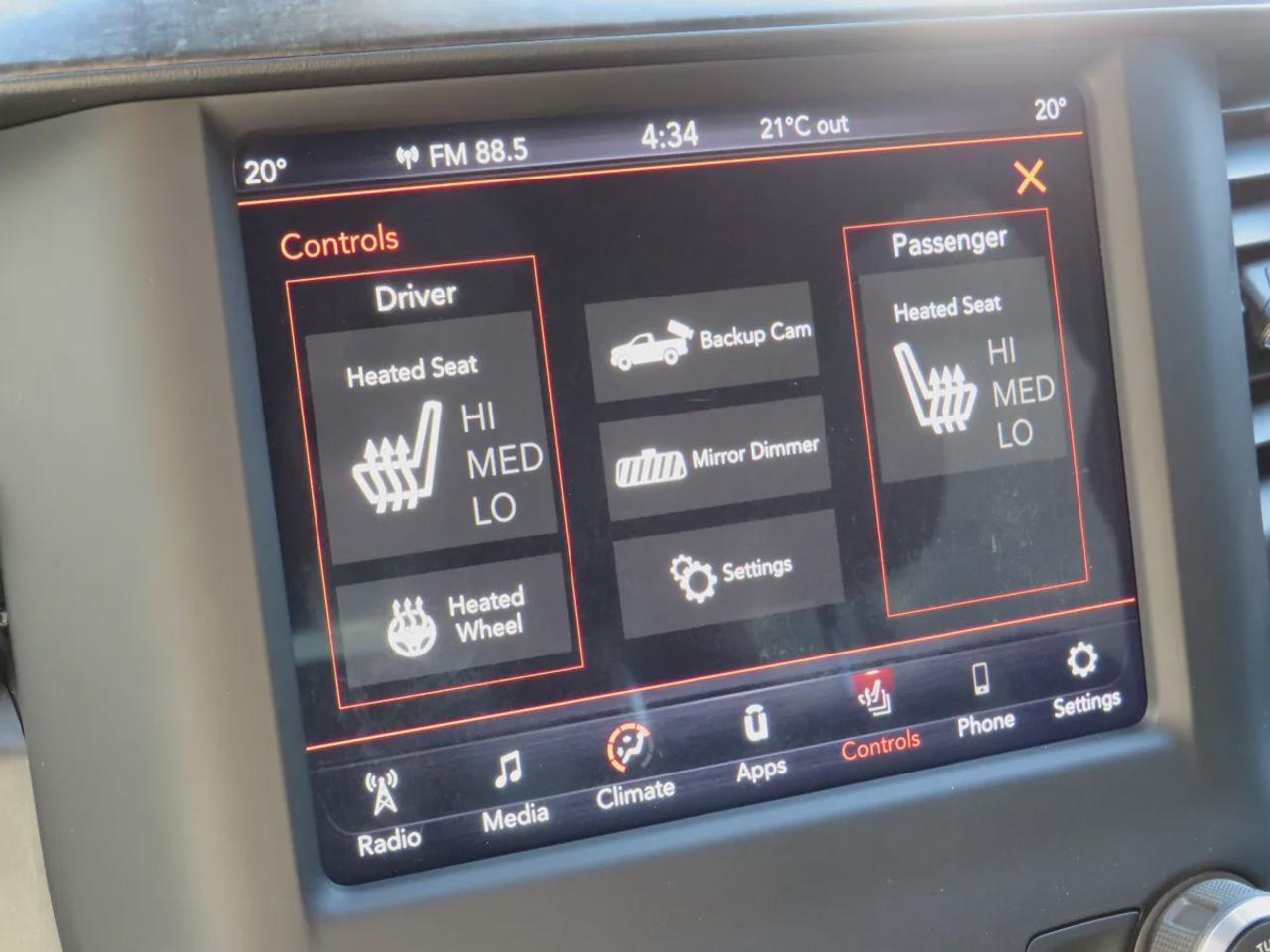 2019 RAM 1500 Big Horn | 4WD | Automatic | Crew Cab | Short Bed | Sport Appearance Package | Off-Road Group | Black Alloy Wheels | All-Terrain Tires | Heated Seats | Heated Steering Wheel | Power Driver Seat | Dual-Zone Climate Control |Touchscreen Display | Apple CarP Photo