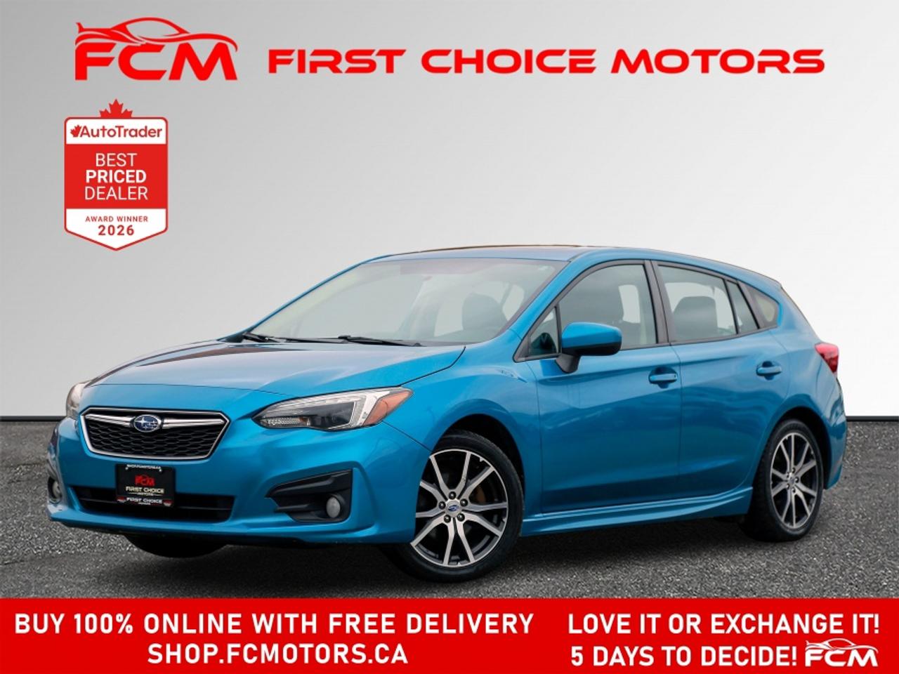 2019 Subaru Impreza SPORT | FULLY CERTIFIED WITH WARRANTY Photo0