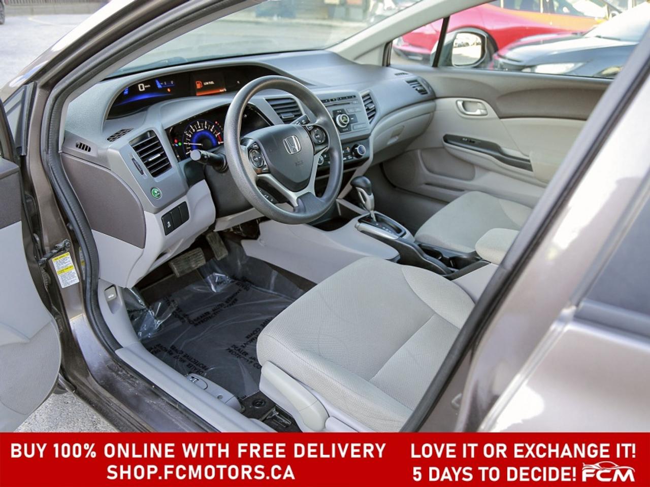 2012 Honda Civic LX | FULLY CERTIFIED WITH WARRANTY Photo