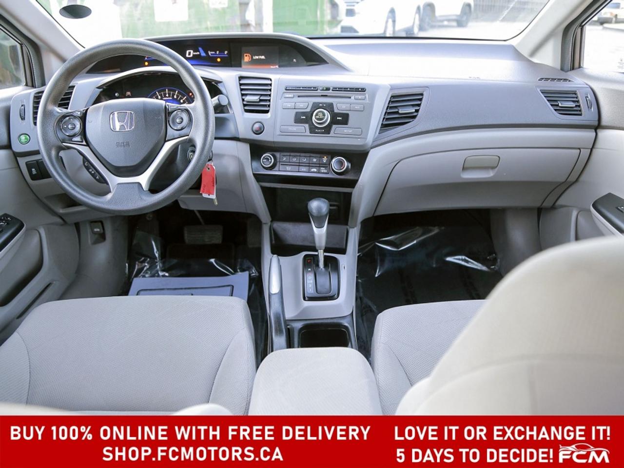 2012 Honda Civic LX | FULLY CERTIFIED WITH WARRANTY Photo