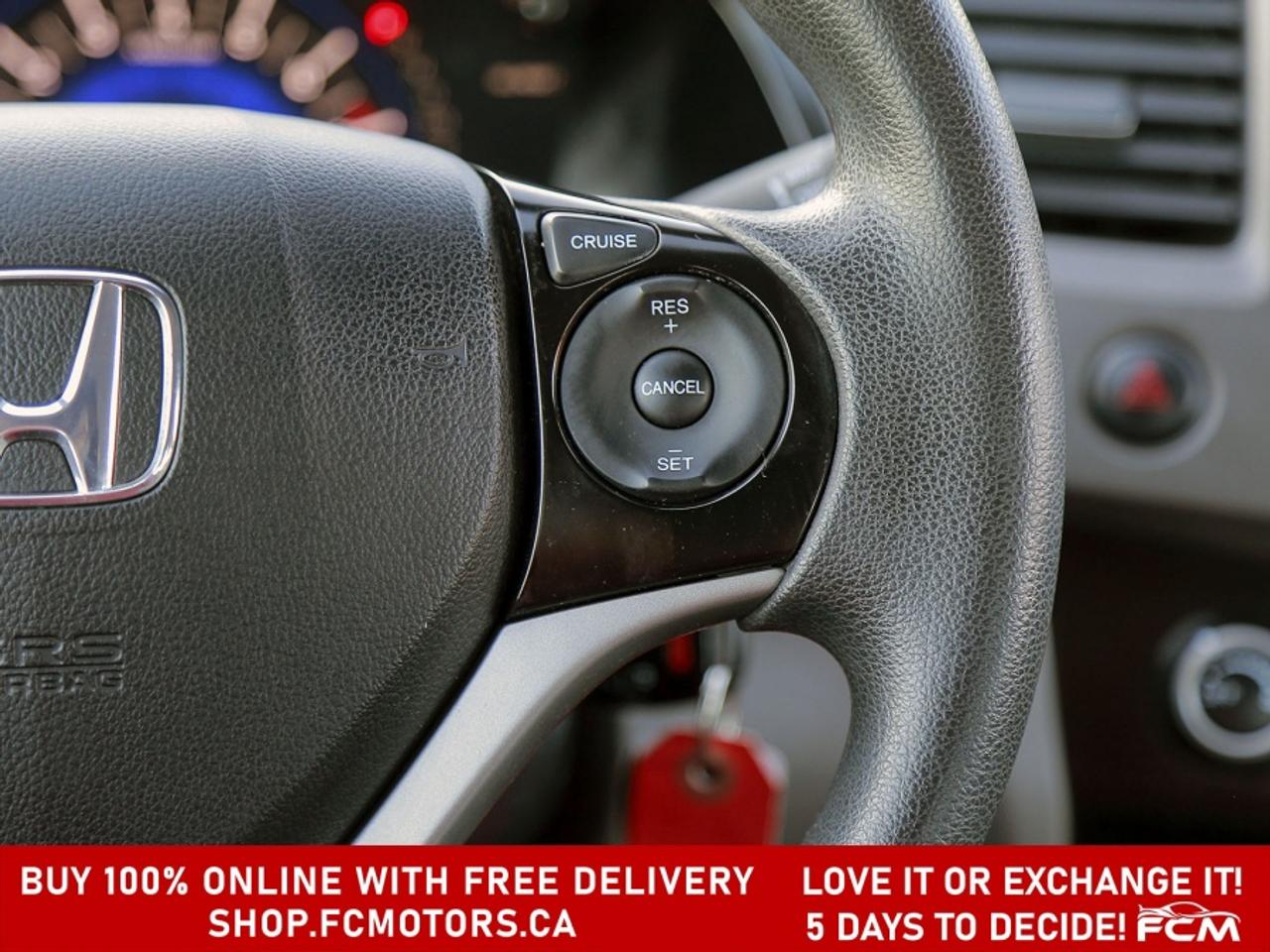 2012 Honda Civic LX | FULLY CERTIFIED WITH WARRANTY Photo