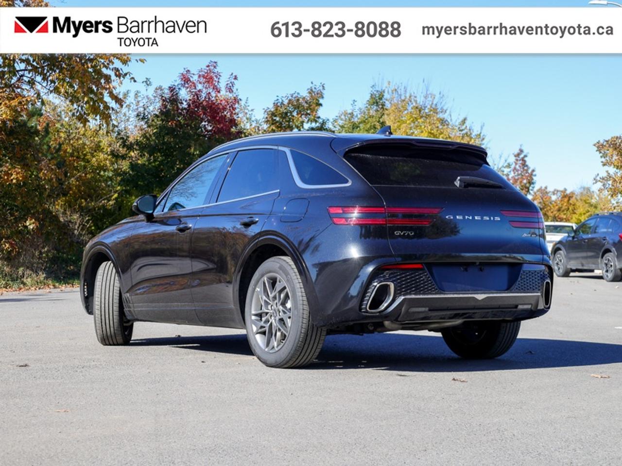 2025 Genesis GV70 2.5T Advanced  - Sunroof -  Navigation - $327 B/W Photo3