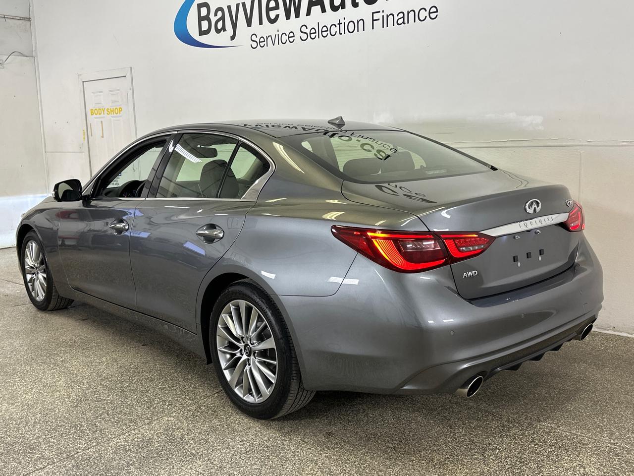 2024 Infiniti Q50 Luxe LUXE/AWD/LEATHER/SUNROOF/NAVI/OFF 1 OWNER NISSAN LEASE! Photo