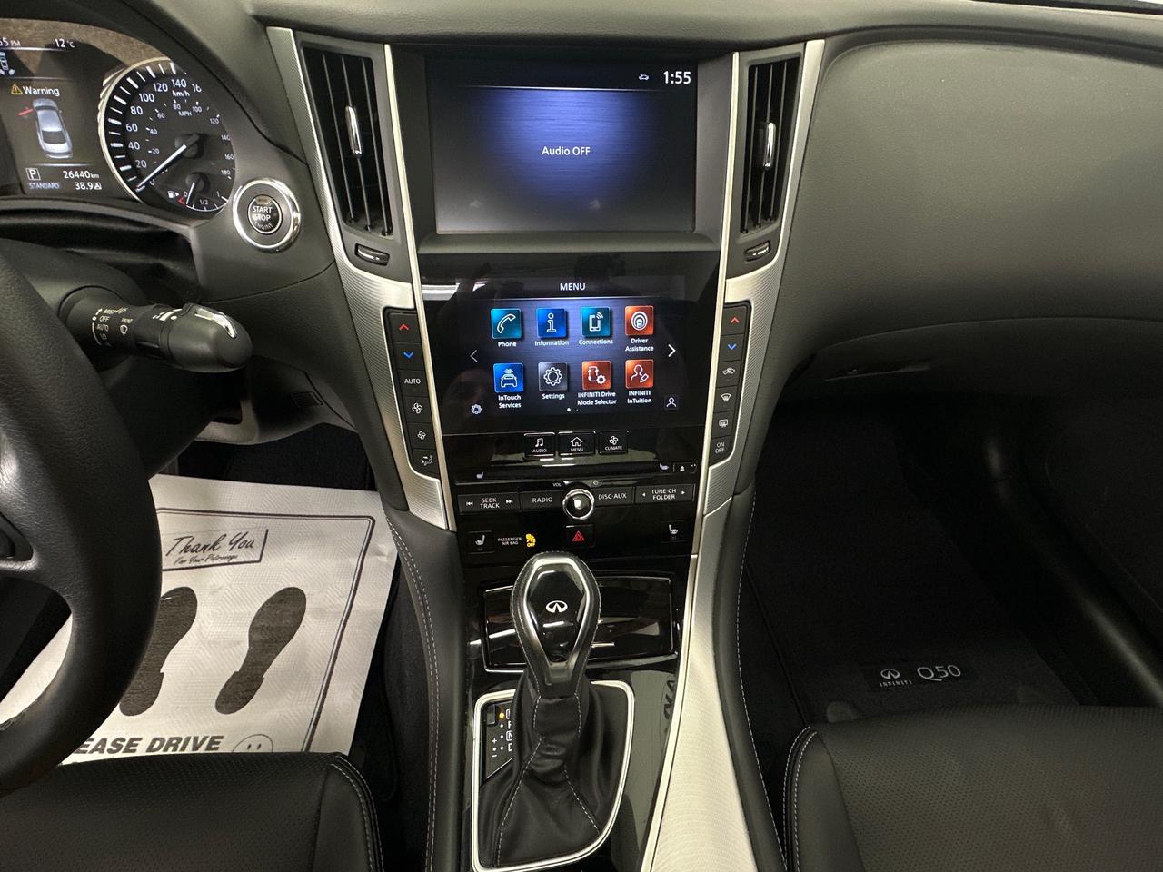 2024 Infiniti Q50 Luxe LUXE/AWD/LEATHER/SUNROOF/NAVI/OFF 1 OWNER NISSAN LEASE! Photo
