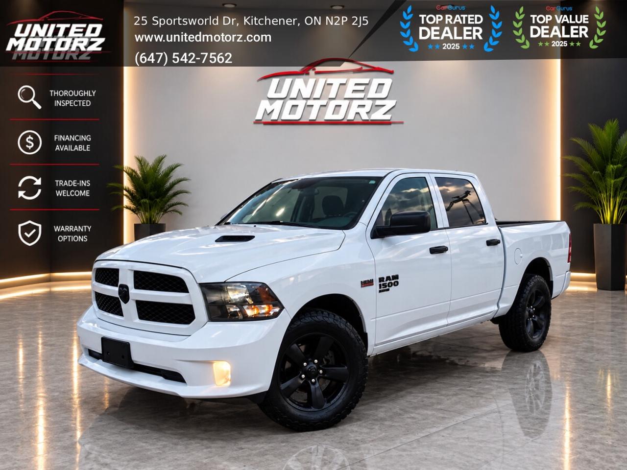 2019 RAM 1500 Classic HEMI 5.7L TRADESMAN CREW CAB 4WD V8~SAFE Photo