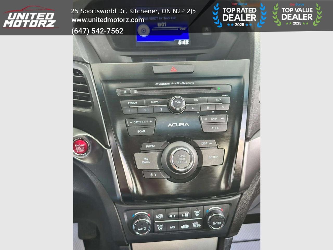2015 Acura ILX Premium Pkg FWD 2.0L 4cyl~SAFETY CERTIFIED~ Photo
