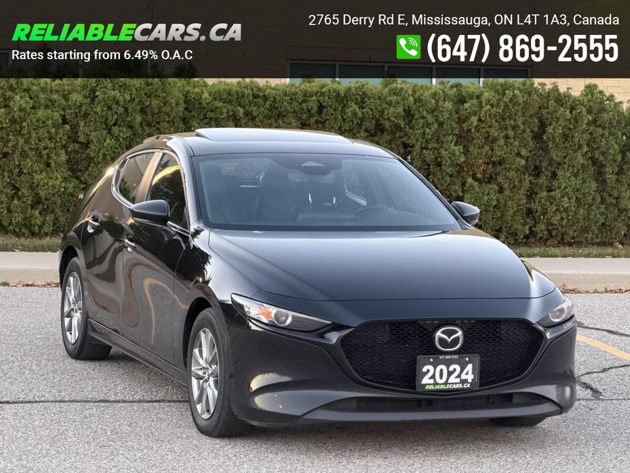 2024 Mazda MAZDA3 GS | AWD | No-Accident | Leather | Sunroof | Loade Photo