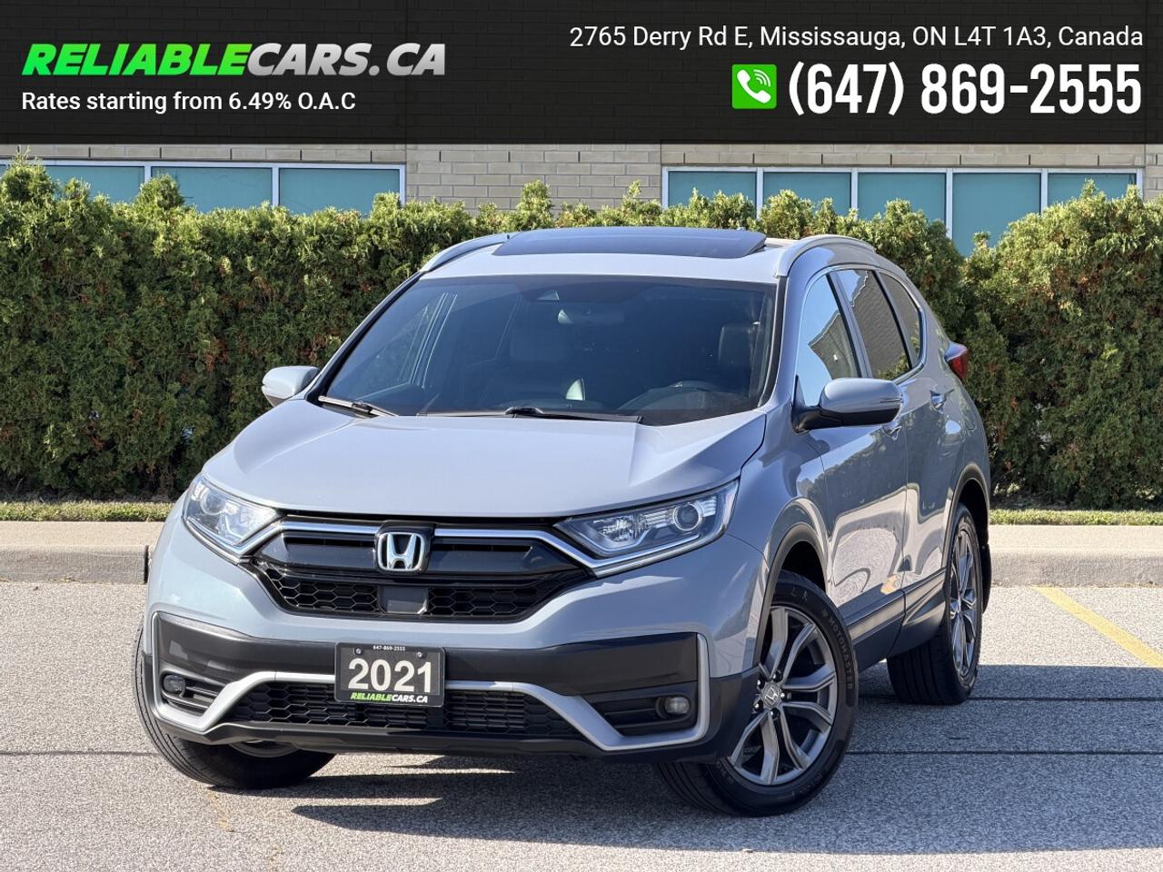 2021 Honda CR-V SPORT | AWD | No-Accident | Leather | Sunroof | Lo Photo0