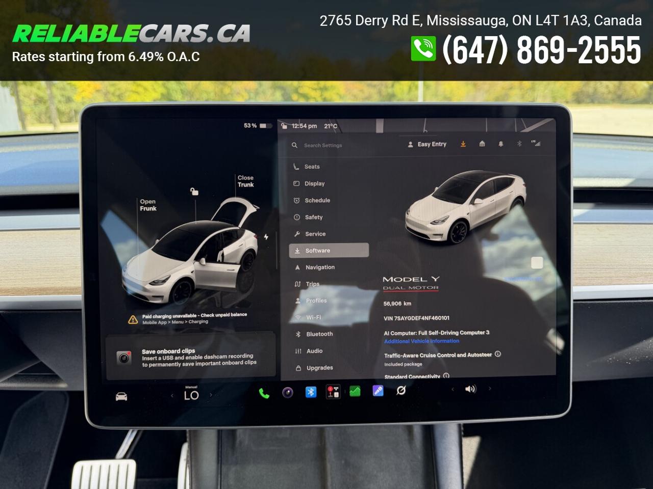 2022 Tesla Model Y PERFORMANCE | AWD | No-Accident | Leather | Loaded Photo