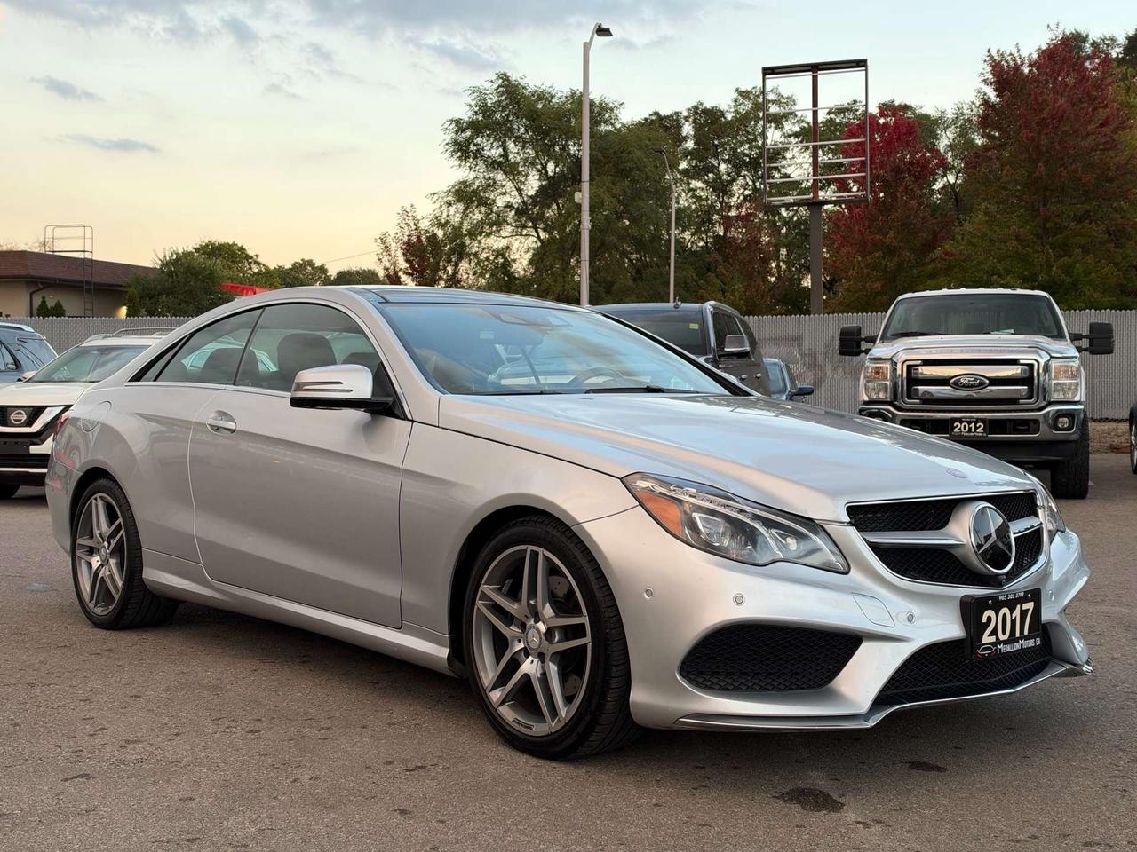 2017 Mercedes-Benz E-Class Cpe E400 4MATIC AMG Distronic Plus  ACCIDENT FREE Photo2