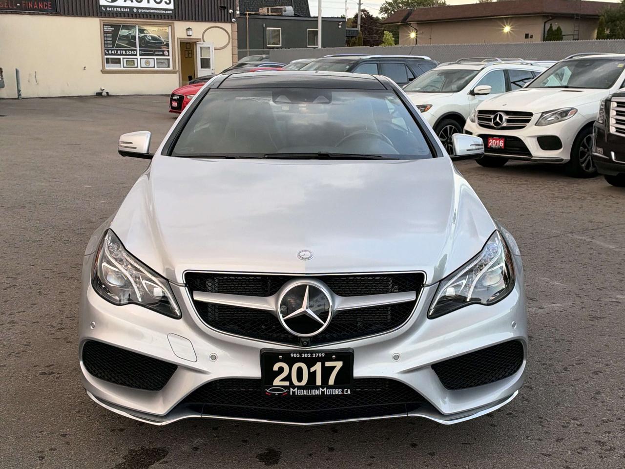 2017 Mercedes-Benz E-Class Cpe E400 4MATIC AMG Distronic Plus  ACCIDENT FREE Photo1