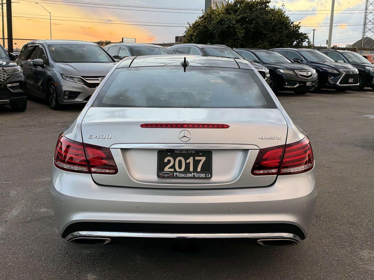 2017 Mercedes-Benz E-Class Cpe E400 4MATIC AMG Distronic Plus  ACCIDENT FREE Photo