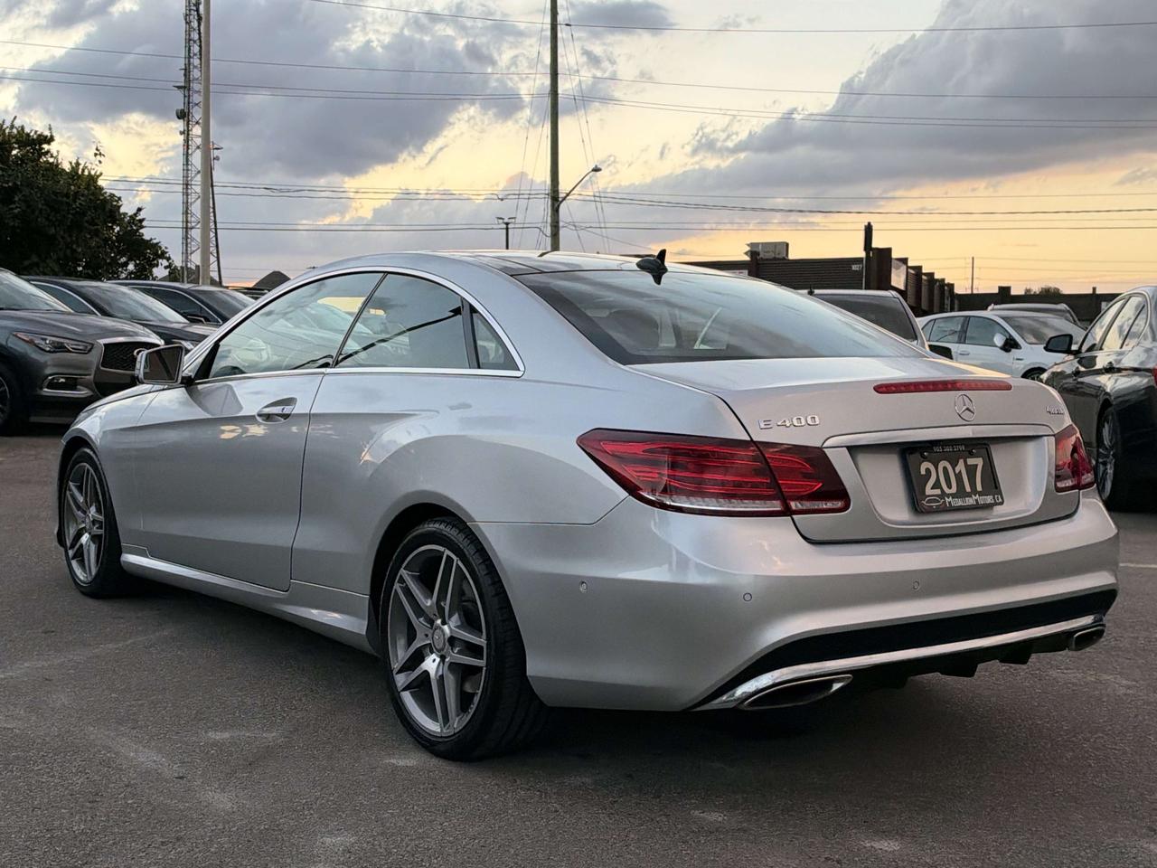 2017 Mercedes-Benz E-Class Cpe E400 4MATIC AMG Distronic Plus  ACCIDENT FREE Photo