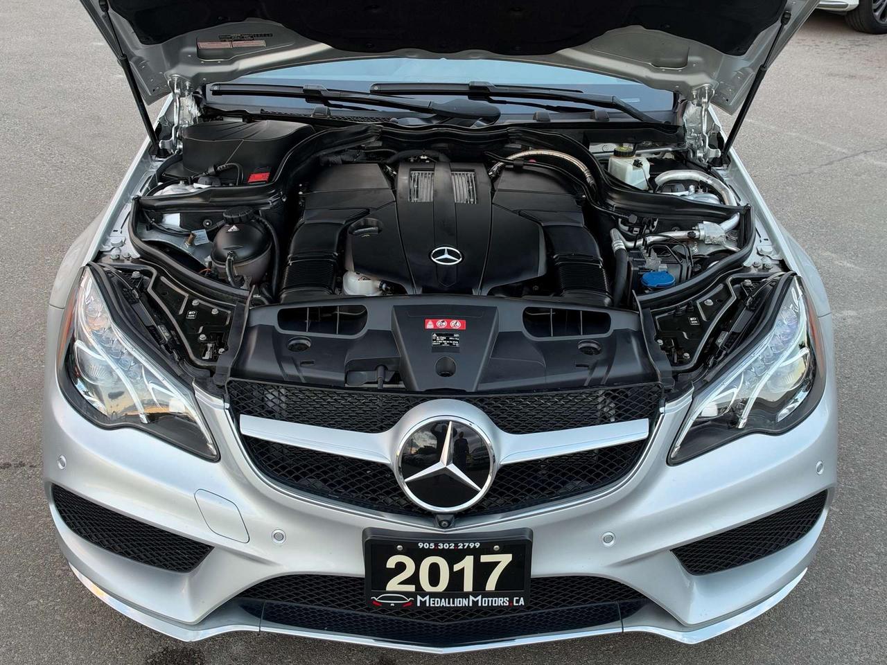 2017 Mercedes-Benz E-Class Cpe E400 4MATIC AMG Distronic Plus  ACCIDENT FREE Photo