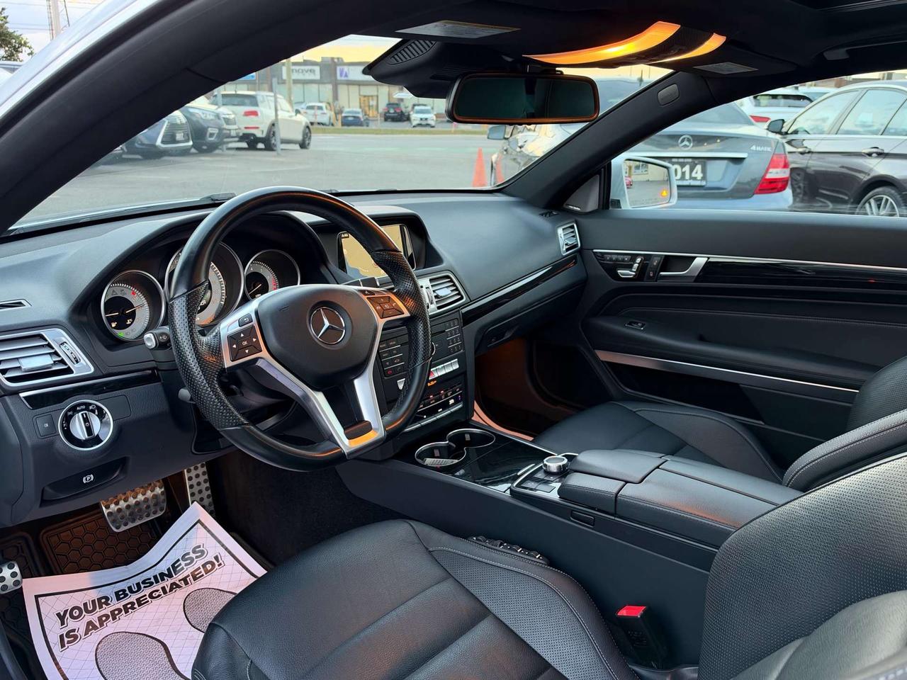 2017 Mercedes-Benz E-Class Cpe E400 4MATIC AMG Distronic Plus  ACCIDENT FREE Photo