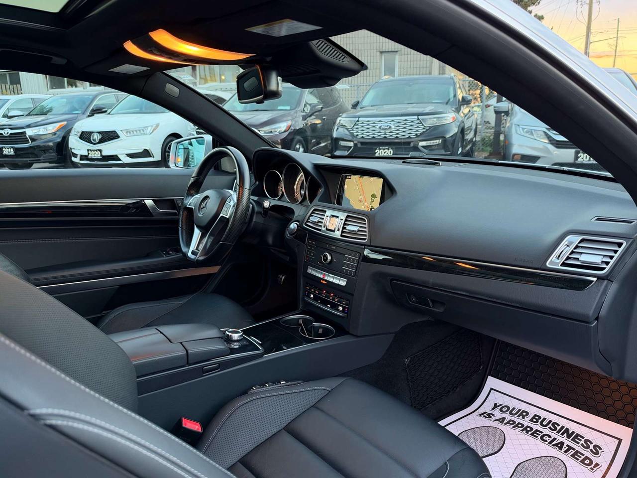 2017 Mercedes-Benz E-Class Cpe E400 4MATIC AMG Distronic Plus  ACCIDENT FREE Photo