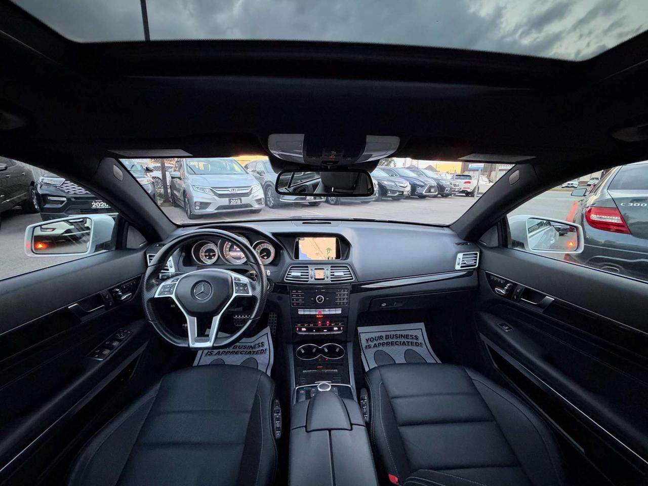 2017 Mercedes-Benz E-Class Cpe E400 4MATIC AMG Distronic Plus  ACCIDENT FREE Photo