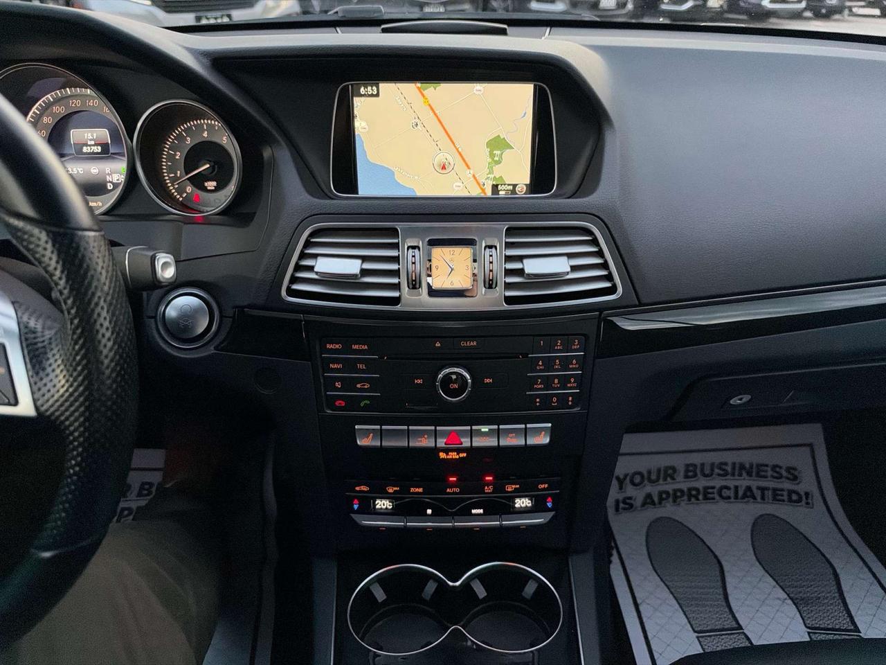 2017 Mercedes-Benz E-Class Cpe E400 4MATIC AMG Distronic Plus  ACCIDENT FREE Photo