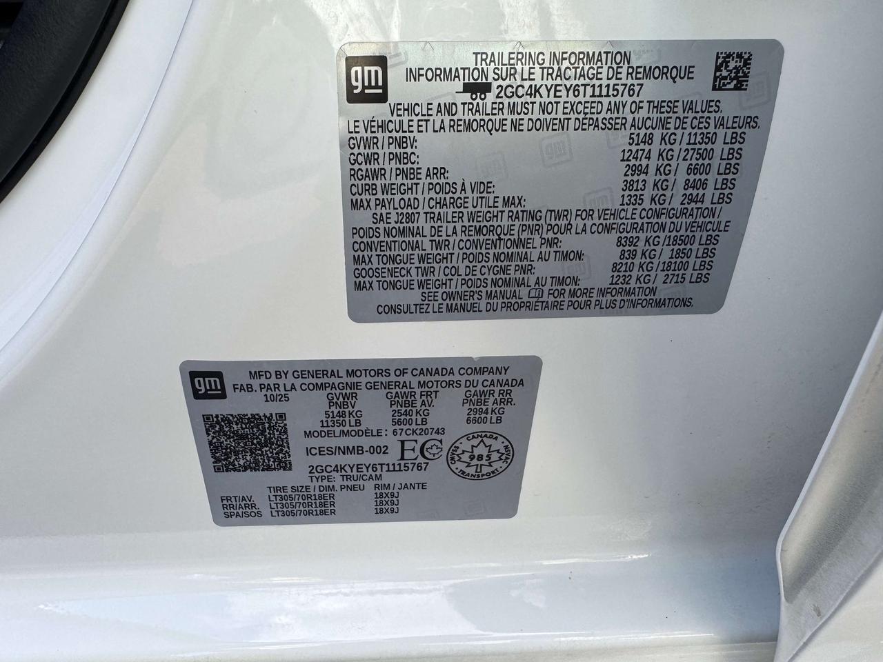 2026 Chevrolet Silverado 2500 ZR2 - Diesel - Low KM Photo