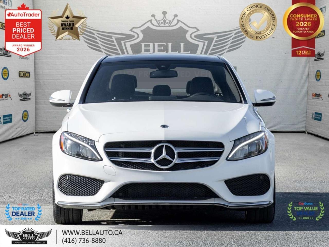2018 Mercedes-Benz C-Class C300   AMGPKG   PRMPKG   UPGRDRMS   NAVI   B.CAM   PANO   NOACCIDENT Photo5